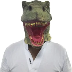 T-Rex Latex Mask Realistic Dinosaur Costume