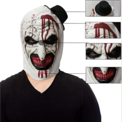 Terrifier Art the Clown Bloody Latex Horror Mask