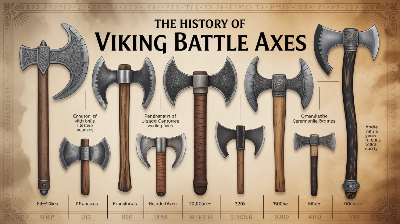The History of Viking Battle Axes