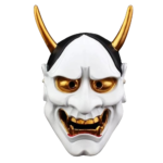 Samurai Oni Japanese Demon Resin Mask