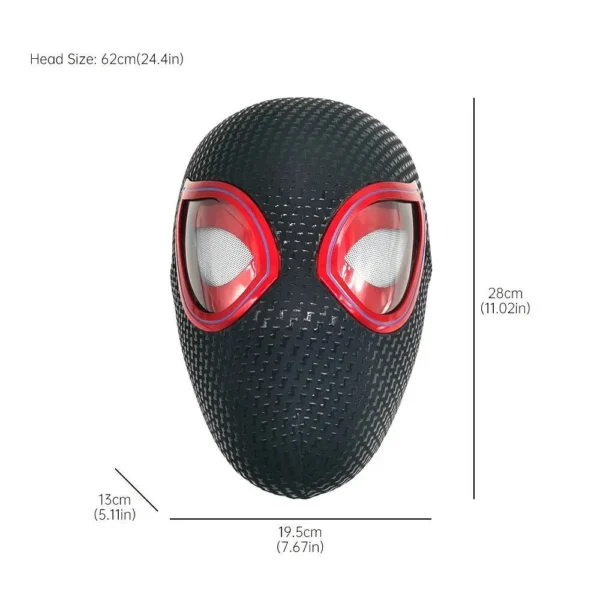 Miles Morales Spiderverse Light-Up Mask