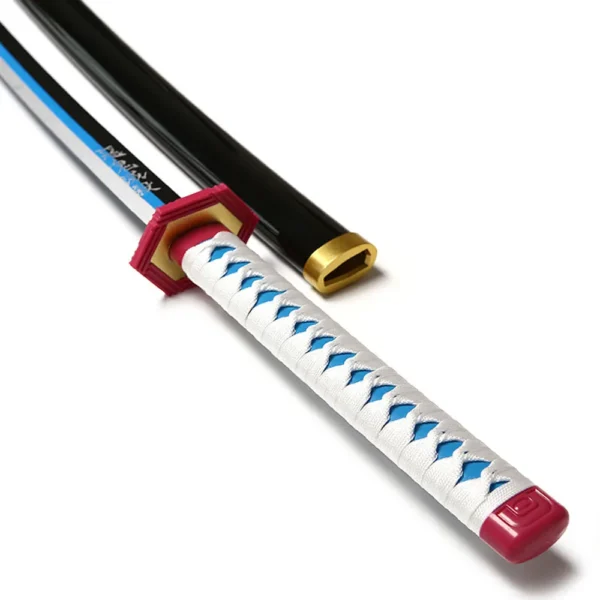 Giyu Tomioka Nichirin Wooden Katana Demon Slayer Sword - Image 3