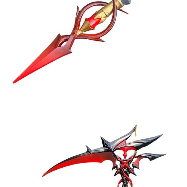 Genshin Impact Arlecchino Crimson Moon Scythe - Image 4