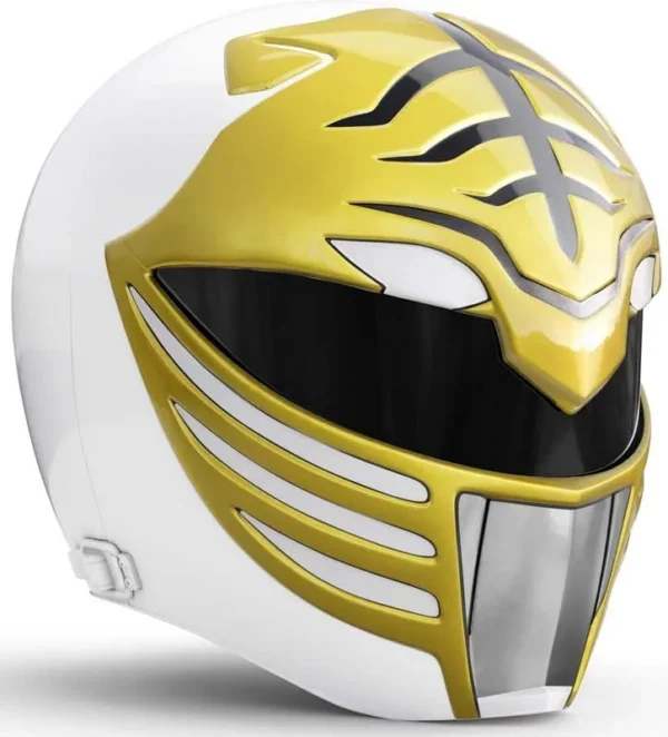 White Ranger Power Full-Scale 1:1 Helmet Replica