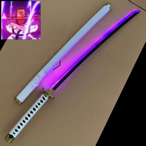 Wado Ichimonji LED Katana Zoro One Piece Sword