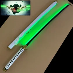 Wado Ichimonji LED Katana Zoro One Piece Sword