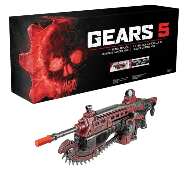 Gears of War 5 Crimson Lancer MK3 1:1 Prop Replica