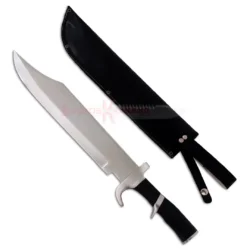 Handmade Predator 20″ Knife Replica with Leather Sheath
