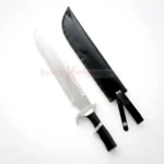 Handmade Predator 20" Knife Replica with Leather Sheath