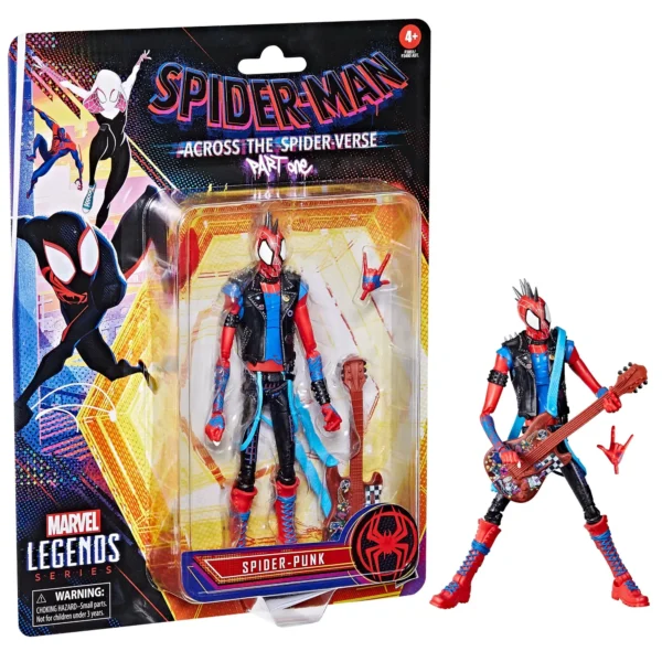 Marvel Legends Retro Spider-Punk 6-Inch Action Figure Toy