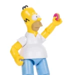Poseable Cartoon Dad Figure with Donut Toy Model