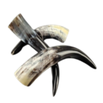 Authentic Viking Horn Noggin Drinking Cup Natural