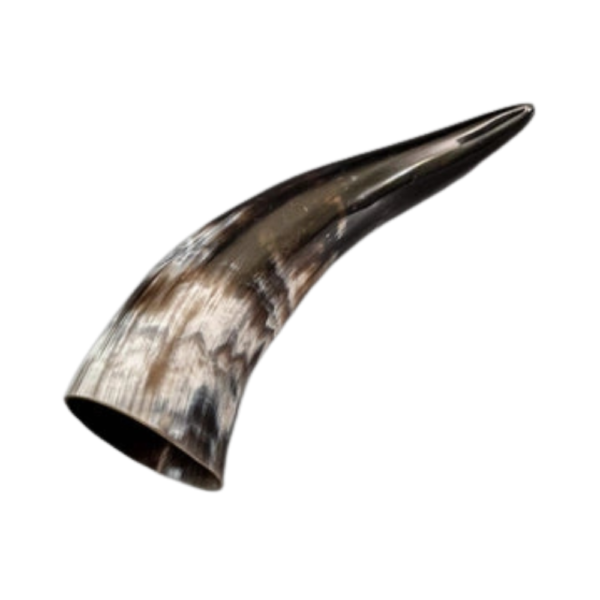 Authentic Viking Horn Noggin Drinking Cup Natural