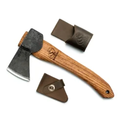 Small Carving Axe Hatchet with Leather Sheath