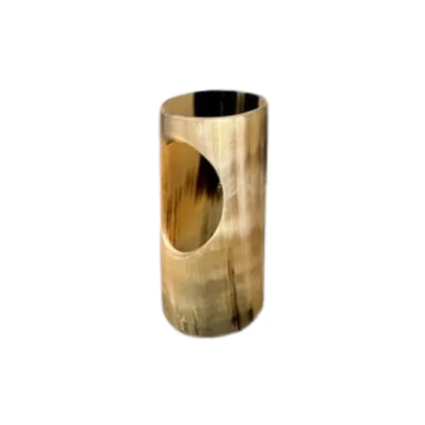 Nordic Viking Drinking Horn with Display Stand