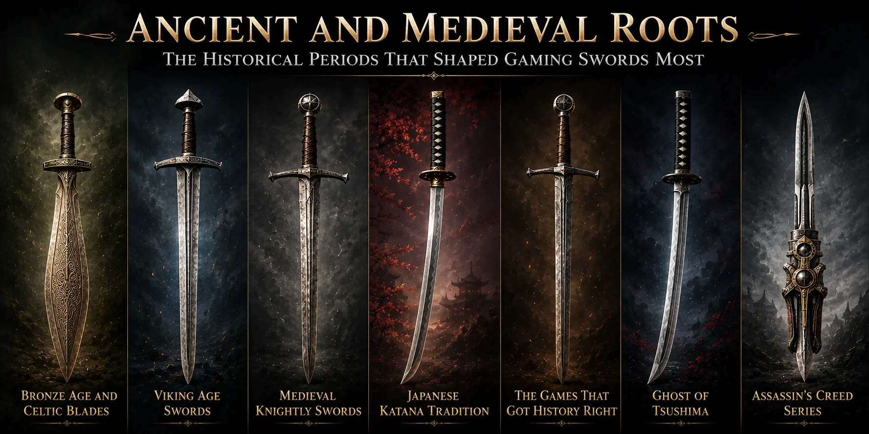 Ancient and Medieval Roots — The Historical Periods That Shaped Gaming Swords Most