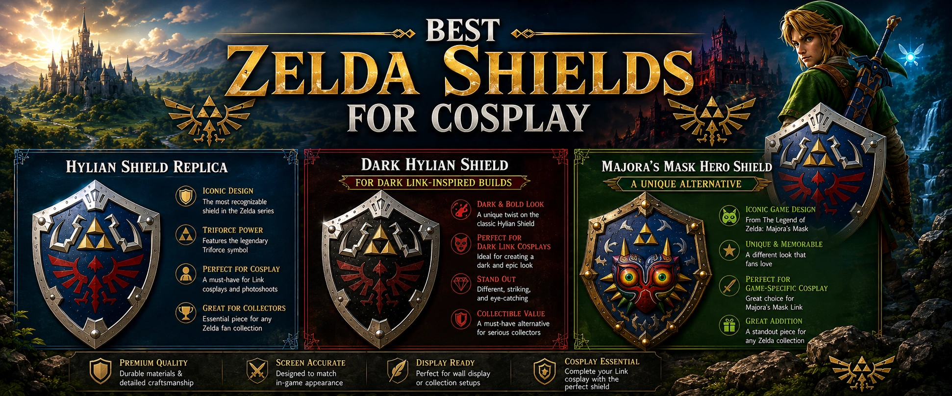 Best Zelda Shields For Cosplay