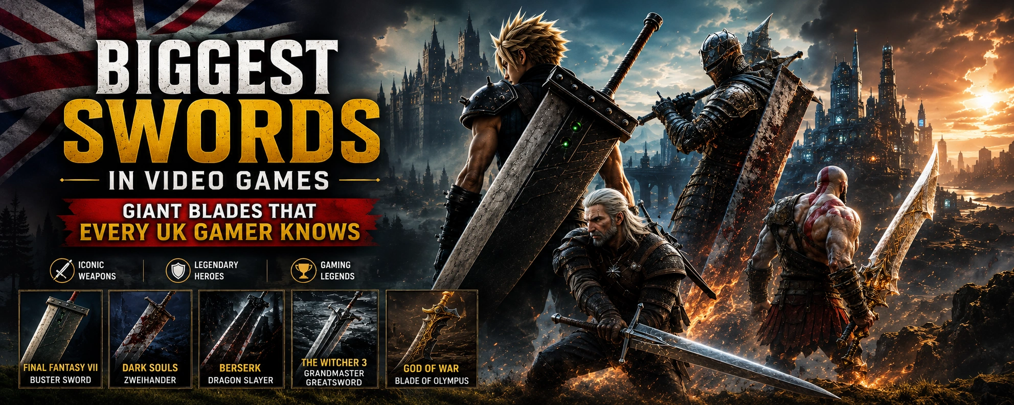 Biggest Swords in Video Games — Giant Blades That Every UK Gamer Knows