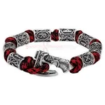 Norse Viking Rune Axe Braided Paracord Bracelet