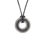 Viking Rune Ring Norse Pendant Necklace for Men & Women
