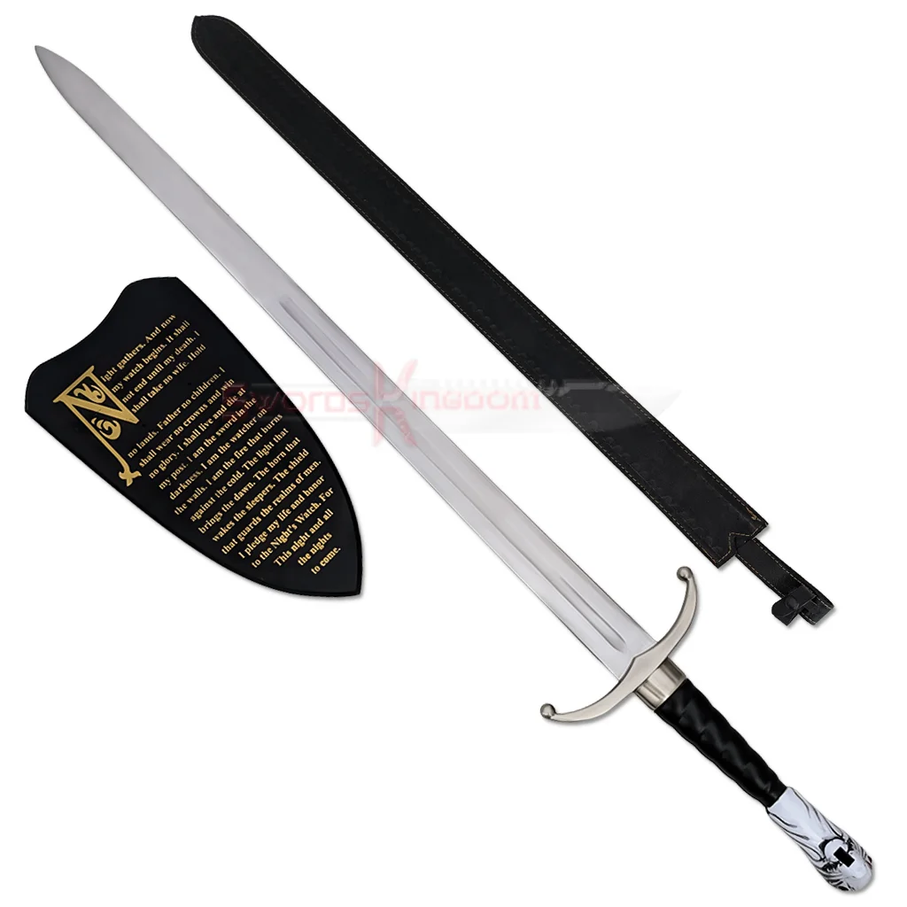 longclaw-jon-snow-stainless-steel-sword-complete-set longclaw-jon-snow-46-inch-stainless-steel-blade-close-up