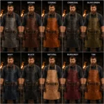Blacksmith Guardian Crazy Horse Leather Apron - All Colors