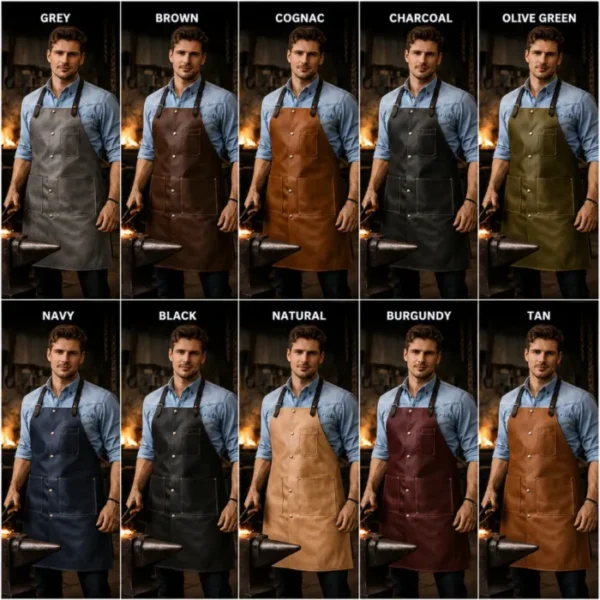 Blaze Craft Blacksmith Apron Heavy Duty Work Gear