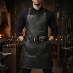 Iron Shield Blacksmith Work Leather Apron