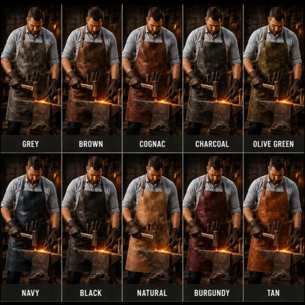Heat Forge Blacksmith Leather Apron - All Colors