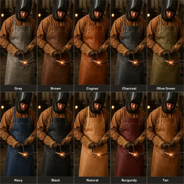 HeatArmor Blacksmith Leather Apron - Image 5
