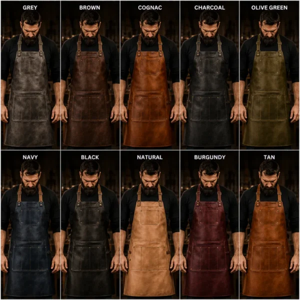 Legacy Edition Blacksmith Protective Leather Apron - All Colors