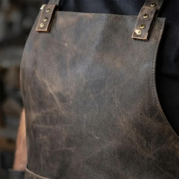 Iron Shield Blacksmith Protective Work Apron - Chest