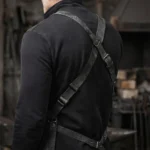 Iron Shield Blacksmith Work Leather Apron - Image 4