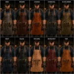 Ironclad Forge Crazy Horse Leather Blacksmith Apron - All Colors
