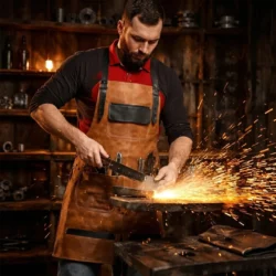 Reinforced Split Leg Blacksmith Apron