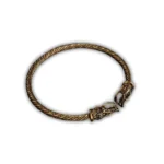 Stainless Steel Gold Viking Dragon Head Bracelet (1)