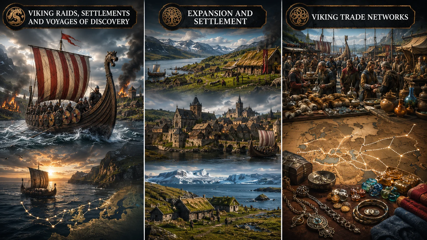 8. Viking Raids, Settlements and Voyages of Discovery