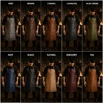 Heavy Duty Work Gear Blacksmith Leather Apron - All Colors