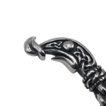 Viking Braided Arm Ring Stainless Steel Cuff Bracelet