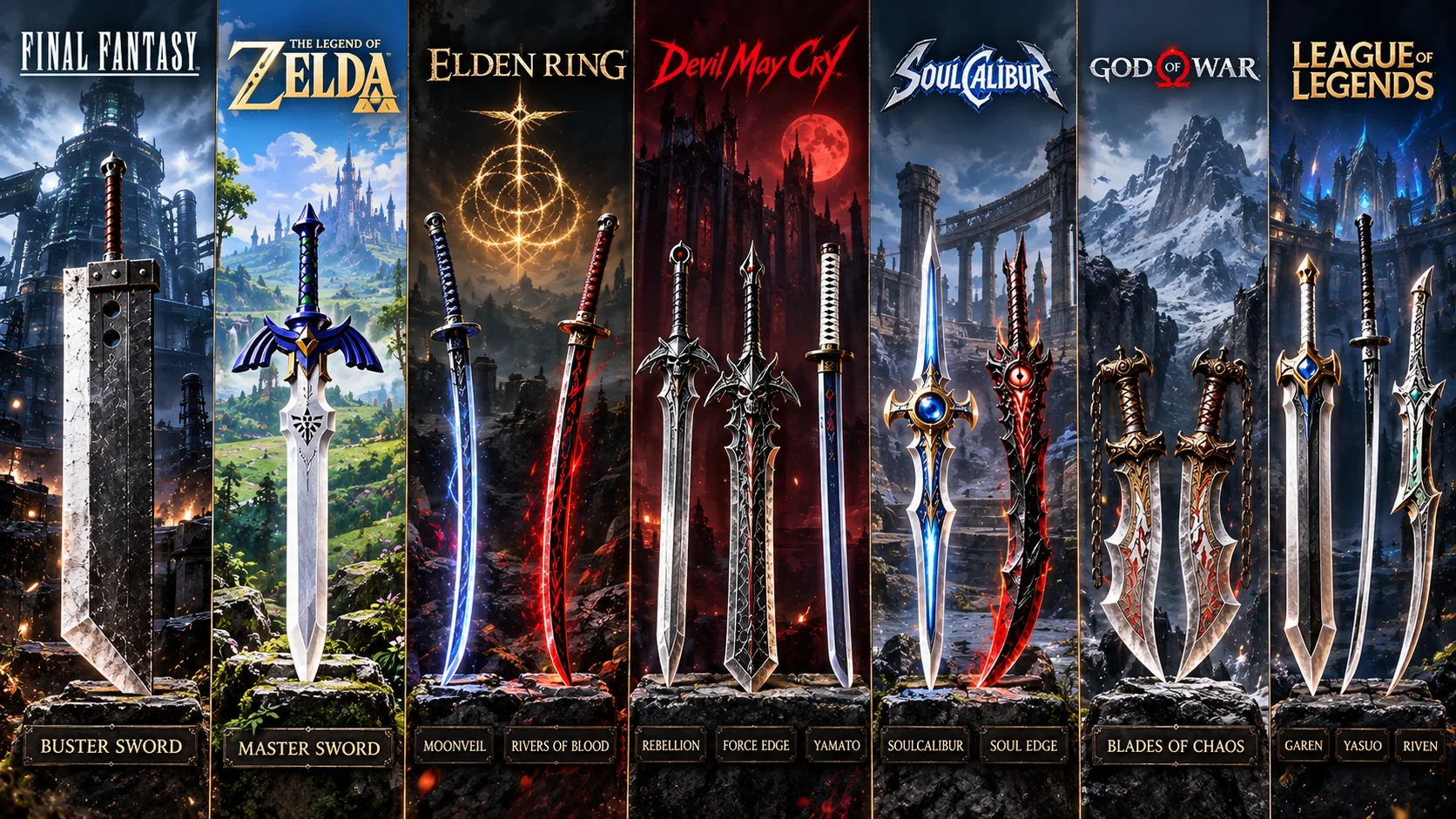 Video Game Swords Are Popular for Cosplay